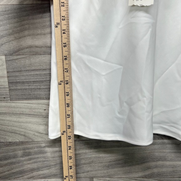 A New Day Tank Top Women's Size XS Ivory Scoop Neck Casual Sleeveless Pullover - Picture 9 of 11